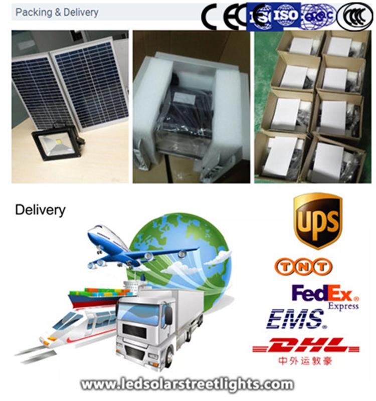 Deliver,Shipping and Serving of led solar flood lights outdoor